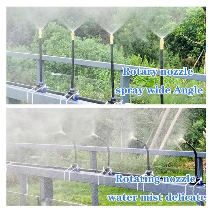 Lisslune | Drip Irrigation Kit with 360 degree Flexible Hose