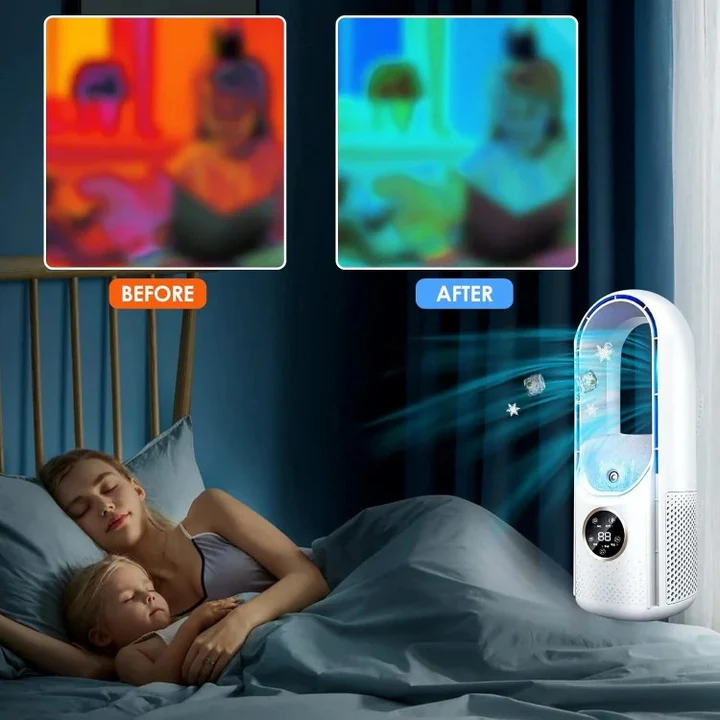 Lisslune | Blade-Free Silent Portable Air Conditioner