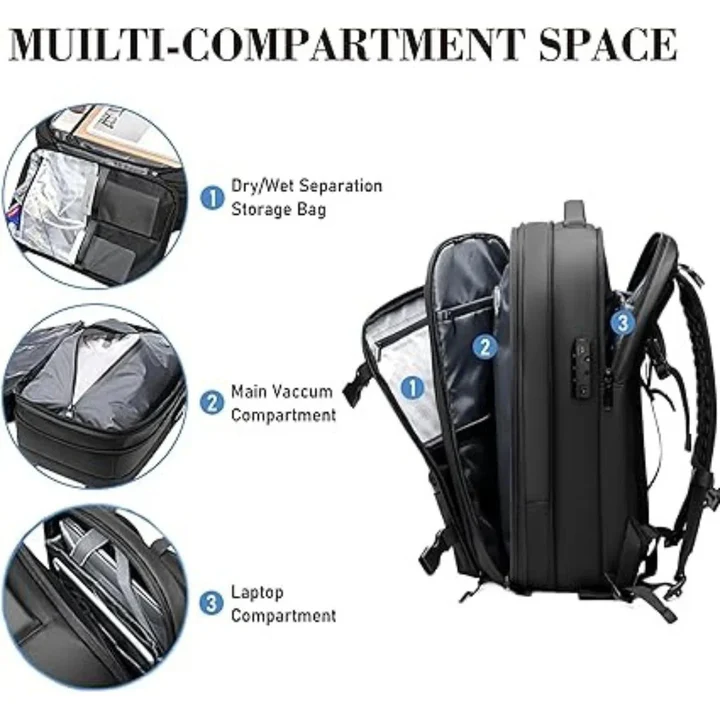 Lisslune | Vacuum Travel Backpack