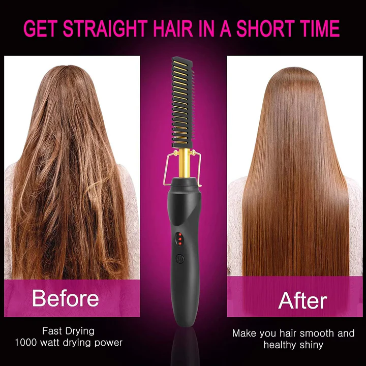 Lisslune | Hot Comb for Thick and Coarse Hair