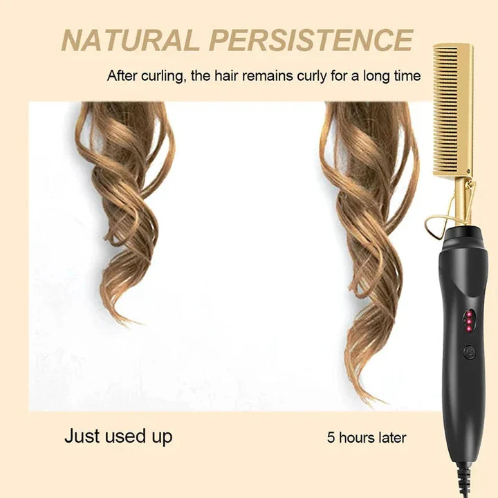 Lisslune | Hot Comb for Thick and Coarse Hair