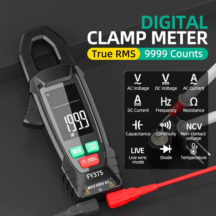 Lisslune | AC DC Clamp Electric Meter