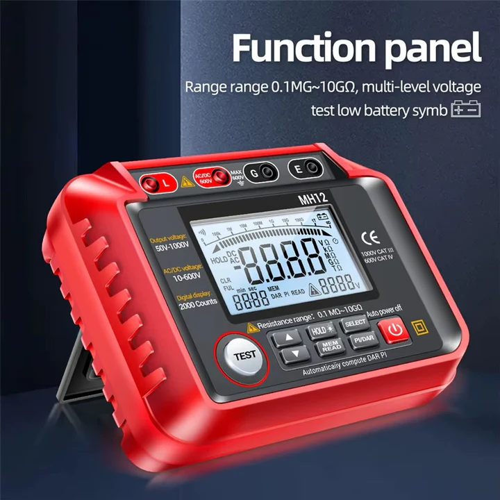 Lisslune | High Resistance Meter Voltage Tester Megohmmeter Tool