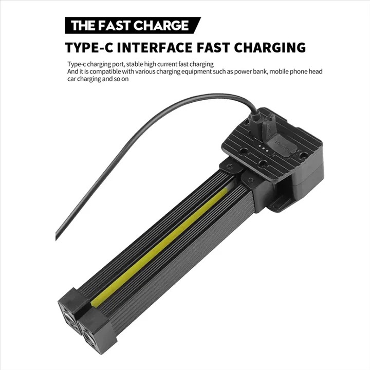 Lisslune | Rechargeable COB LED Work Light with Magnetic Base