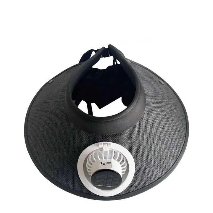 Lisslune | Wide Brim Sun Hat with Solar Powered Fan