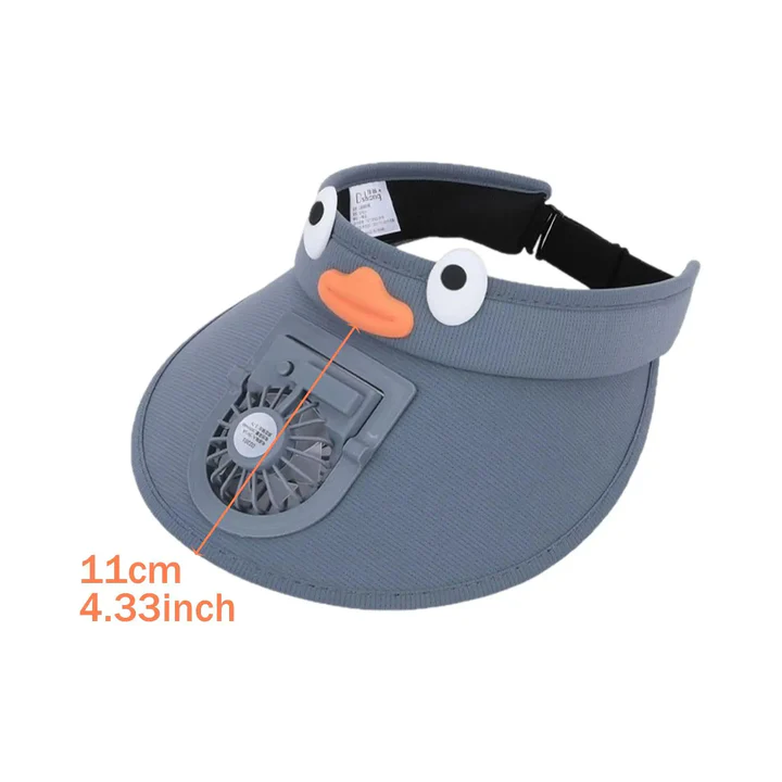 Lisslune | Kids Sun Visor Hat with Cooling Fan Hat