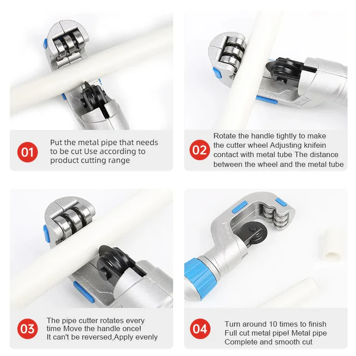 Lisslune | Heavy-Duty Pipe Cutter for Metal and PVC Tubing