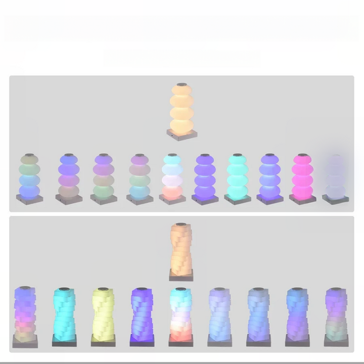 Lisslune | RGB LED Bedside Lamp with Touch Control