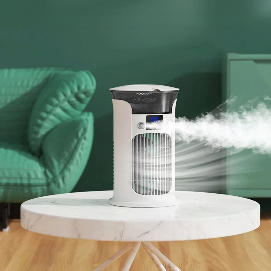 Lisslune | Mini Portable Air Conditioner with LED Light and Humidifier