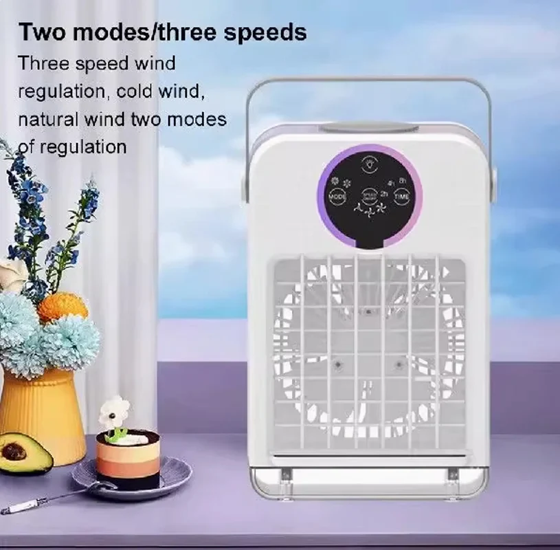 Lisslune | Mini Portable Air Conditioner with Touchscreen and Mist Cooling