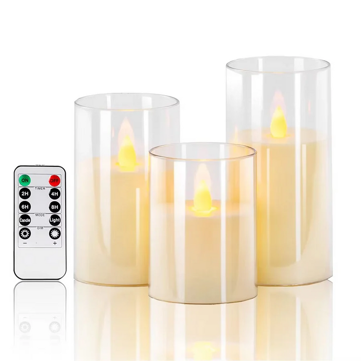 Lisslune | Realistic Flameless Candles with Remote