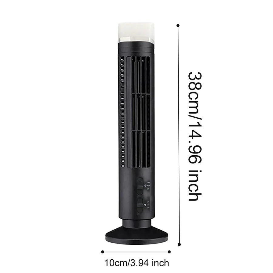 Lisslune | Mini Desktop Air Conditioner with USB Bladeless Cooling