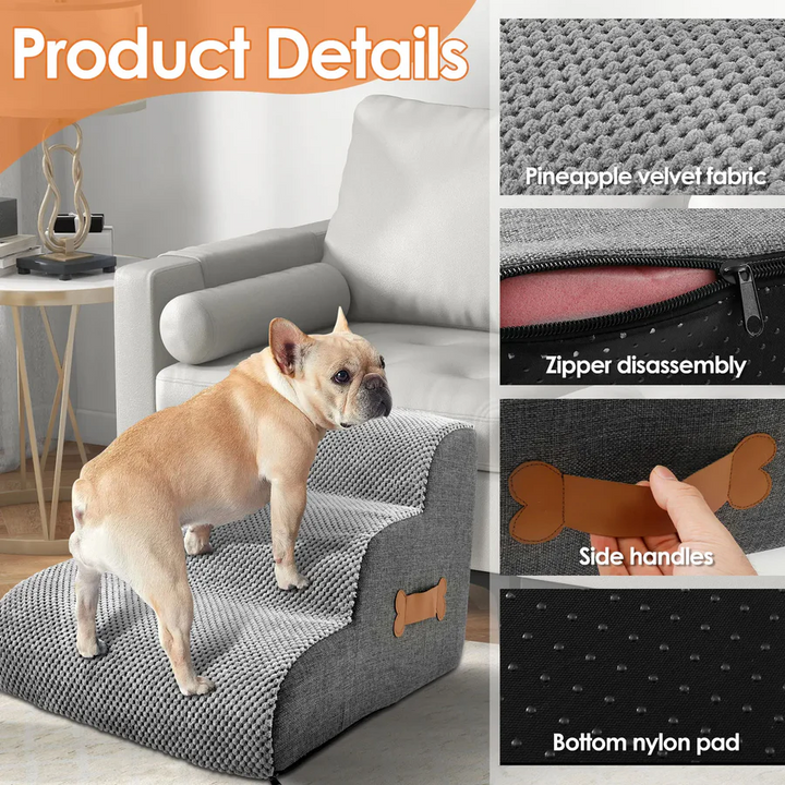 Lisslune | Dog Stairs for Bed