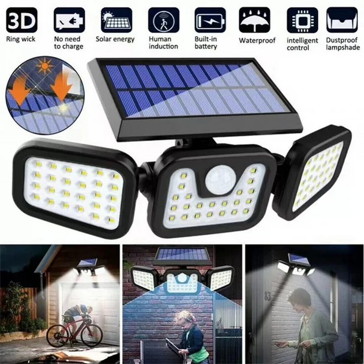 Lisslune | Motion Sensor Solar Light for Outdoor Use