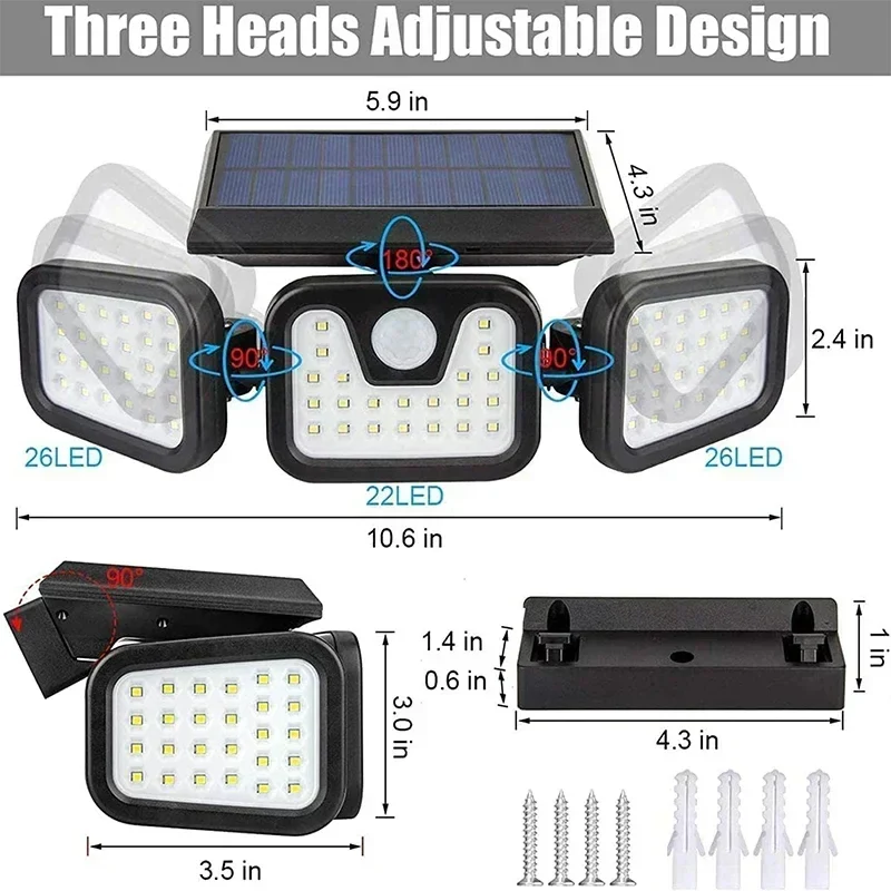 Lisslune | Motion Sensor Solar Light for Outdoor Use