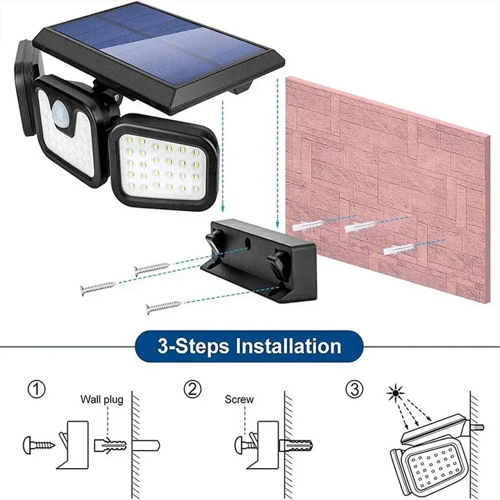 Lisslune | Motion Sensor Solar Light for Outdoor Use