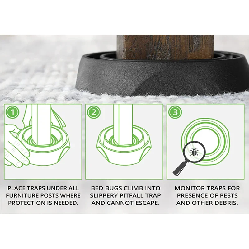 Lisslune | Plastic Bed Bug Trap and Catcher