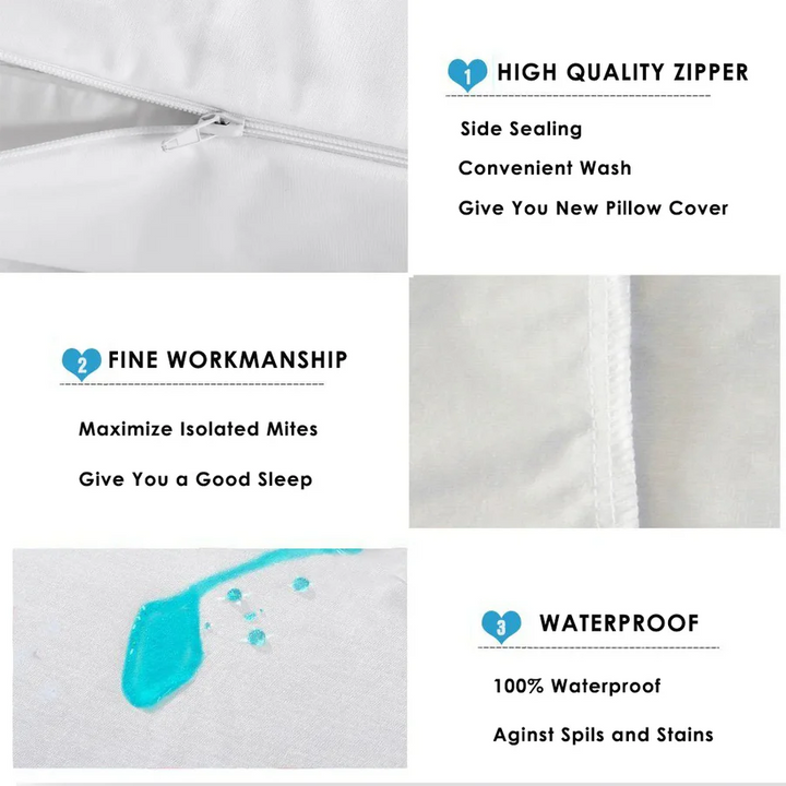 Lisslune | Waterproof Pillowcase for Bed Bug Control