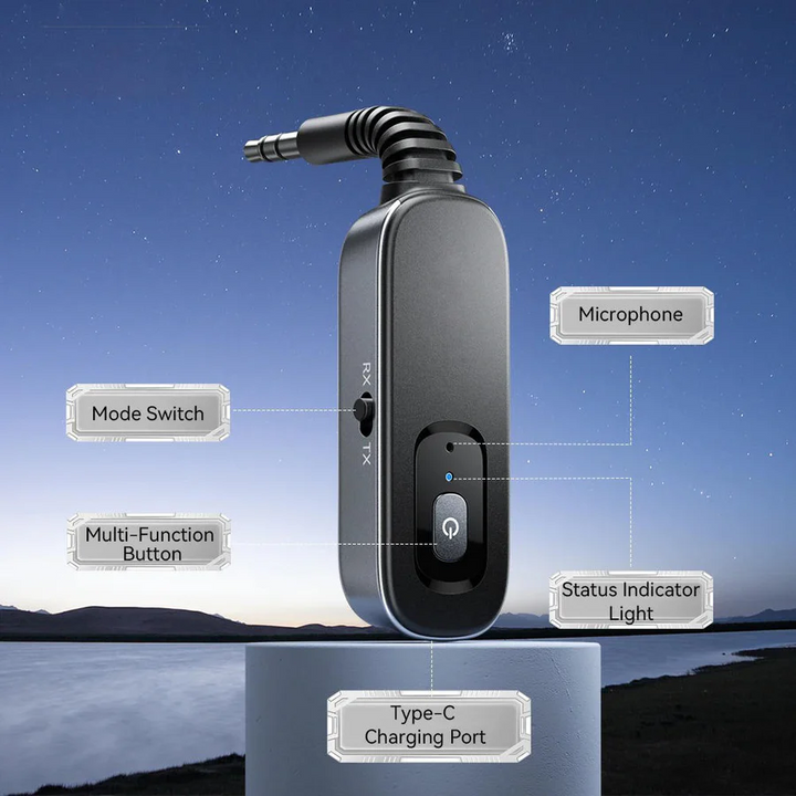 Lisslune | Bluetooth Wireless Adapter for PC TV and Car