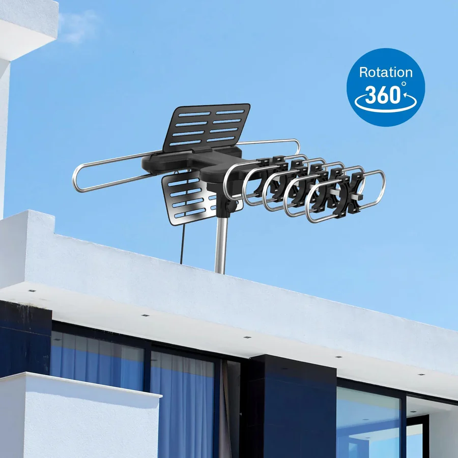 Lisslune | Outdoor HD TV Antenna with 360° Motor