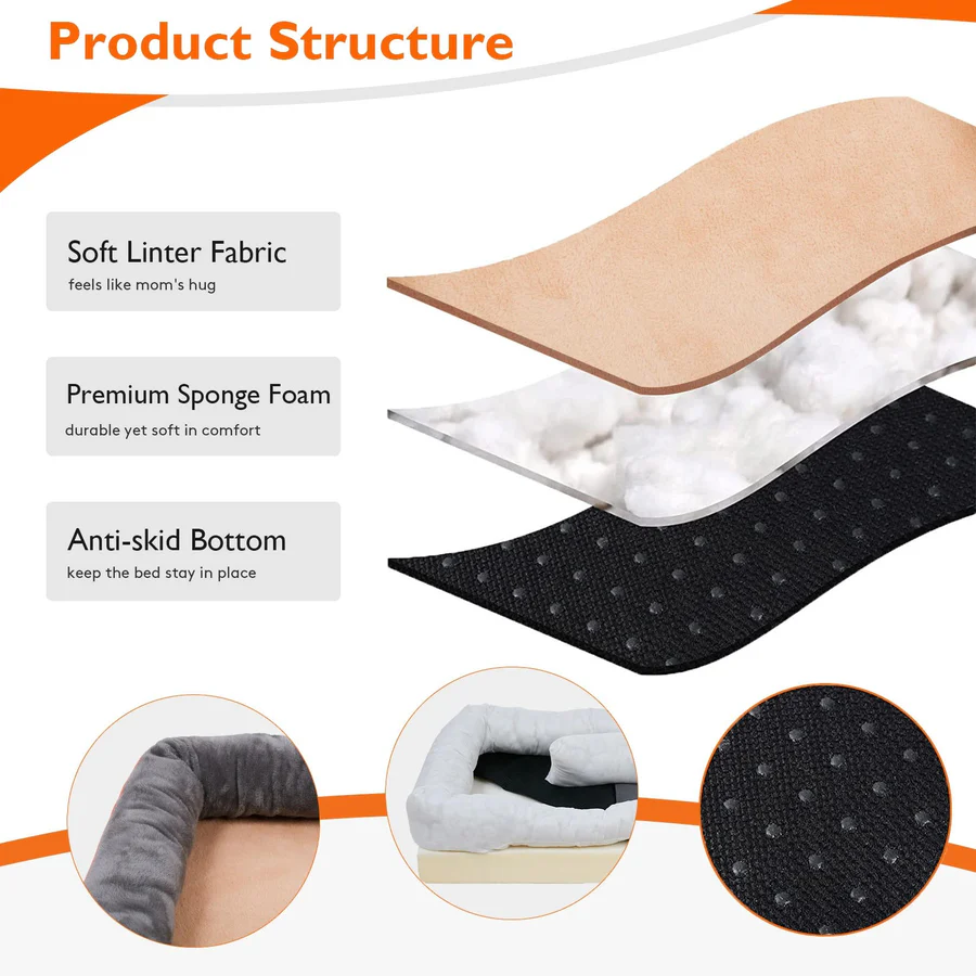 Lisslune | Orthopedic Dog Bed