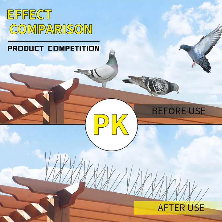 Lisslune | Outdoor Stainless Bird Repeller Spikes