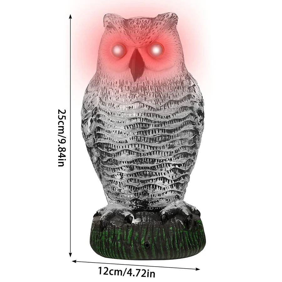 Lisslune | Realistic Owl Decoy Bird Repeller