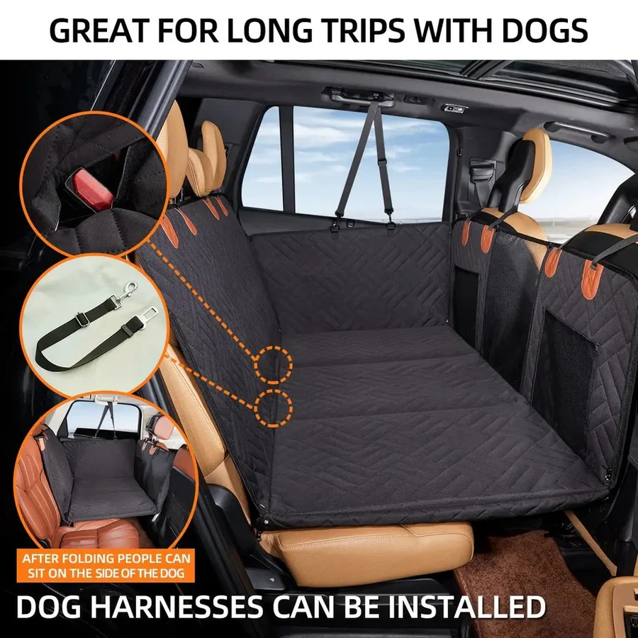Lisslune | Hard Bottom Car Seat Extender for Dogs