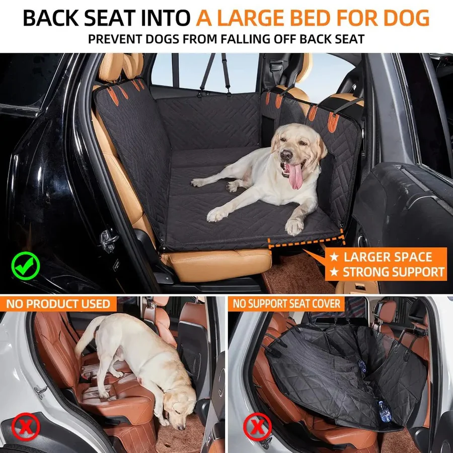 Lisslune | Hard Bottom Car Seat Extender for Dogs