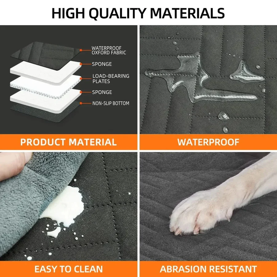 Lisslune | Hard Bottom Car Seat Extender for Dogs