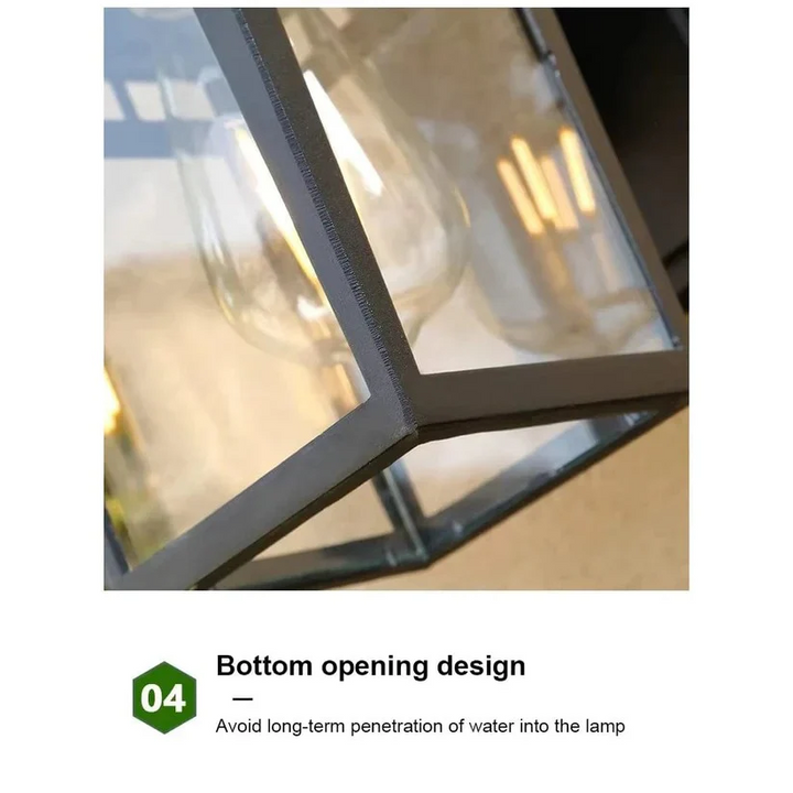 Lisslune | Modern Outdoor Wall Mounted Light Fixture for Entryways and Yards