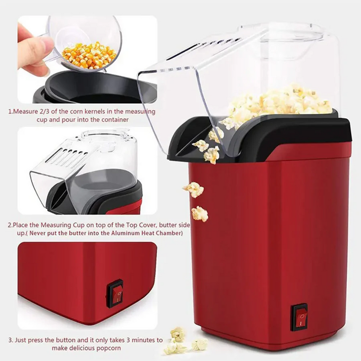 Lisslune | Automatic Popcorn Maker Machine