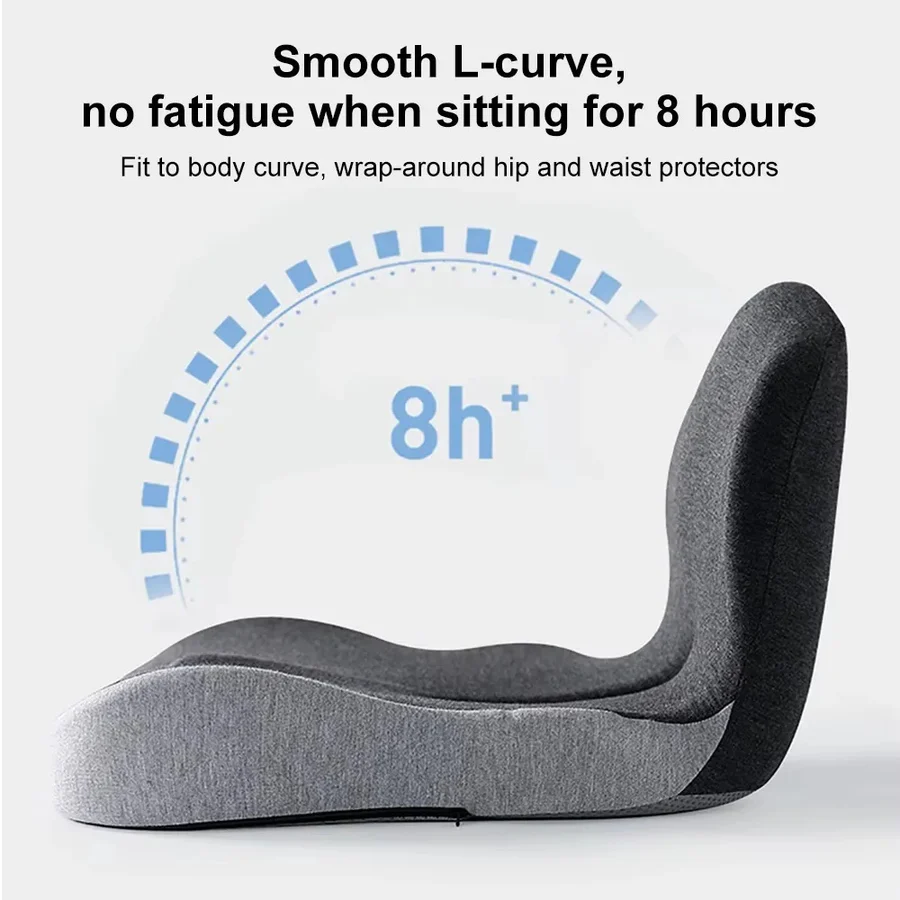 Lisslune | Memory Foam Lumbar Pillow Seat Cushion