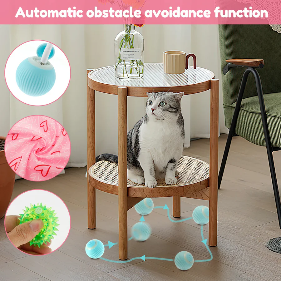 Lisslune | Interactive Cat Hunting Toy with Smart Ball