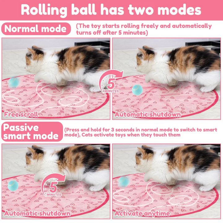 Lisslune | Interactive Cat Hunting Toy with Smart Ball