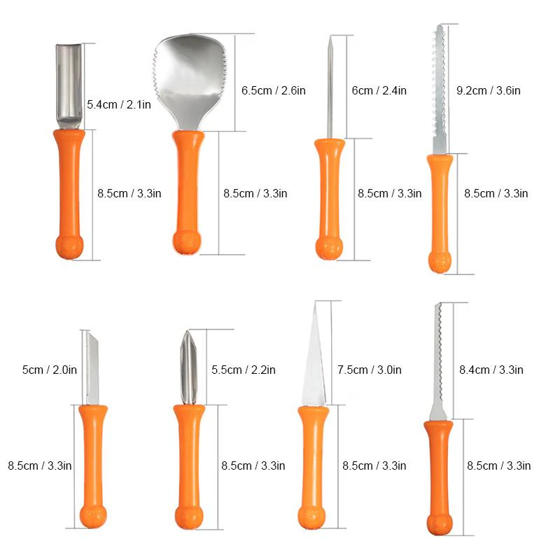 Lisslune | Pumpkin Cutting Set Stainless Steel Cutting Tool Set