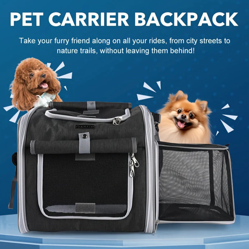 Lisslune | Expandable Bike Basket for Pets