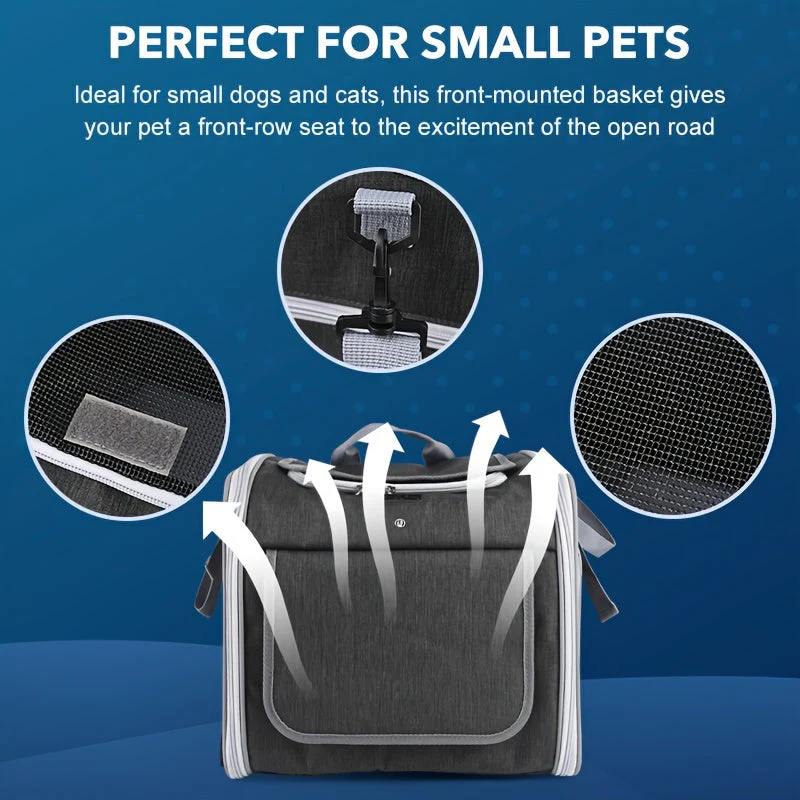 Lisslune | Expandable Bike Basket for Pets