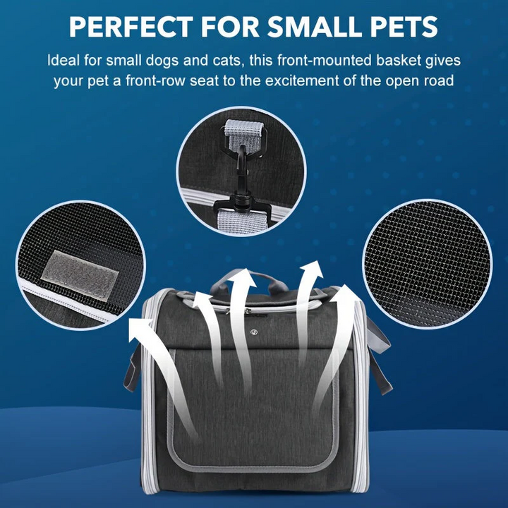 Lisslune | Expandable Bike Basket for Pets