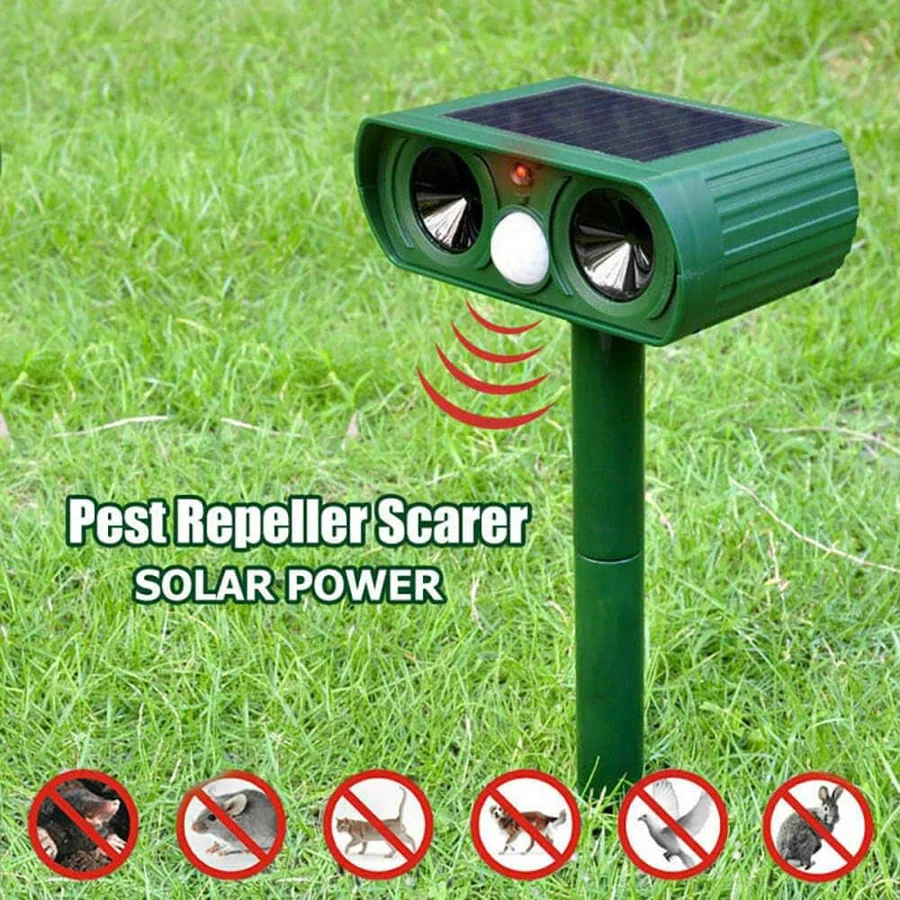 Lisslune | Solar Powered Ultrasonic Animal Repellent