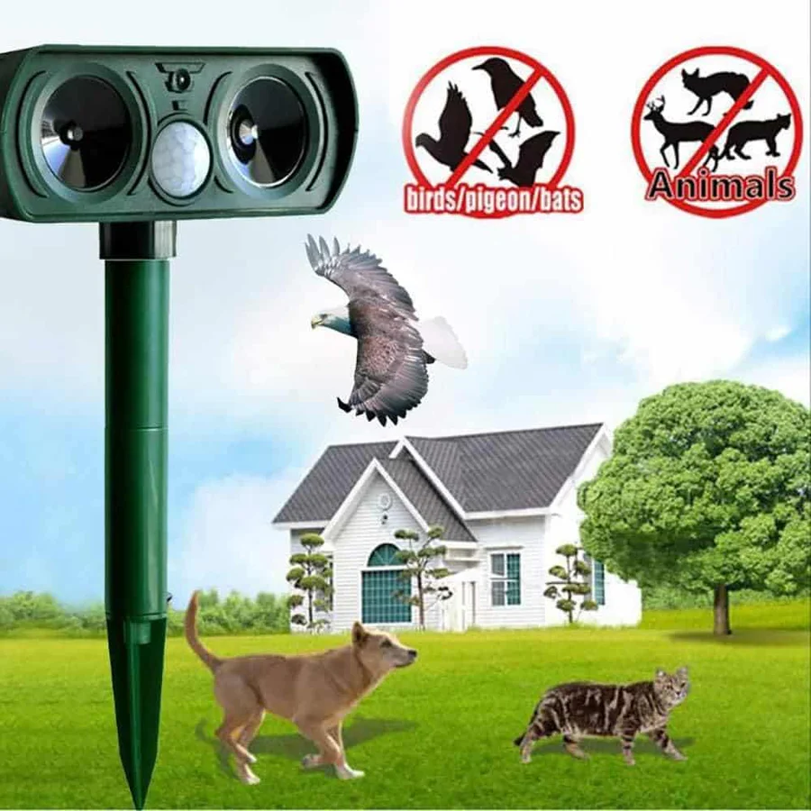 Lisslune | Solar Powered Ultrasonic Animal Repellent