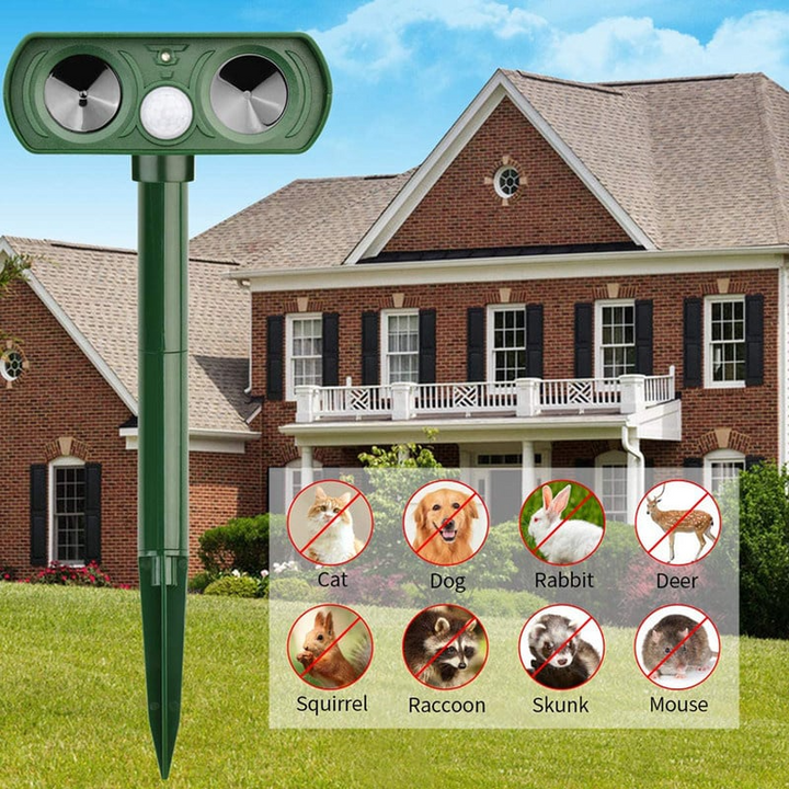 Lisslune | Solar Powered Ultrasonic Animal Repellent
