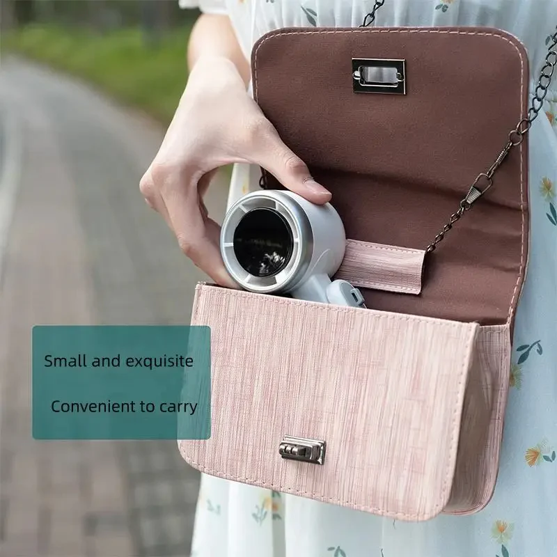 Lisslune | Foldable Handheld Turbo Fan with Digital Display