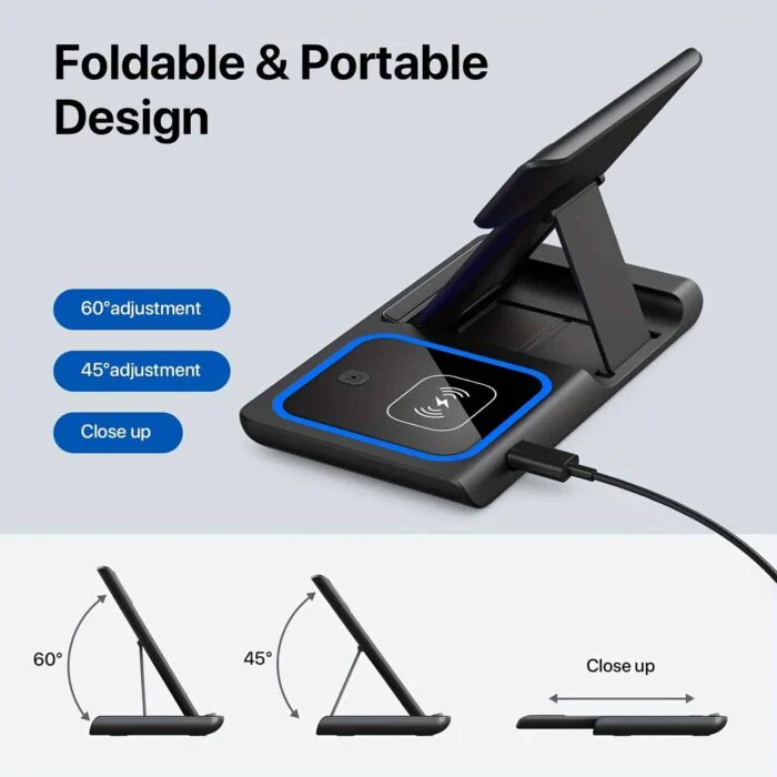Lisslune | 3 in 1 Wireless Induction Charger for IPhone