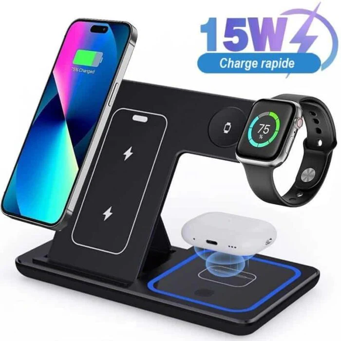 Lisslune | 3 in 1 Wireless Induction Charger for IPhone