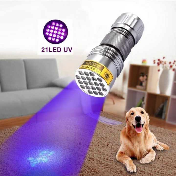 Lisslune | Compact UV Blacklight Flashlight for Inspection and Cleaning Checks