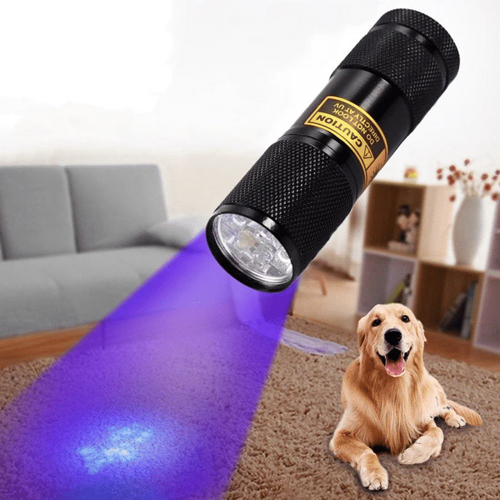 Lisslune | Compact UV Blacklight Flashlight for Inspection and Cleaning Checks