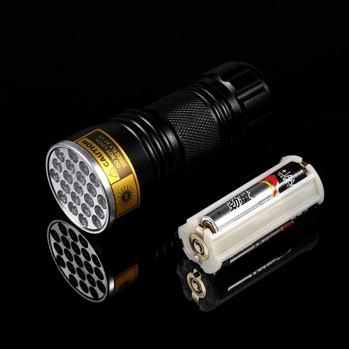 Lisslune | Compact UV Blacklight Flashlight for Inspection and Cleaning Checks