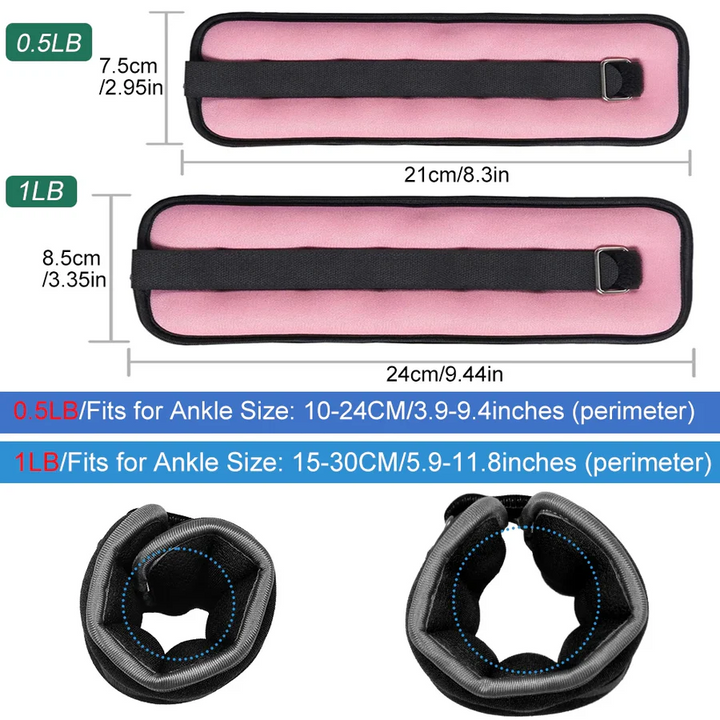 Lisslune | Adjustable Ankle and Wrist Weights