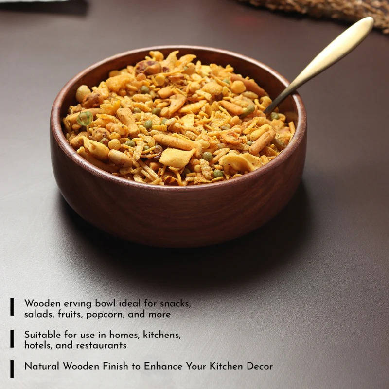 Lisslune | Wood Bowl for Food